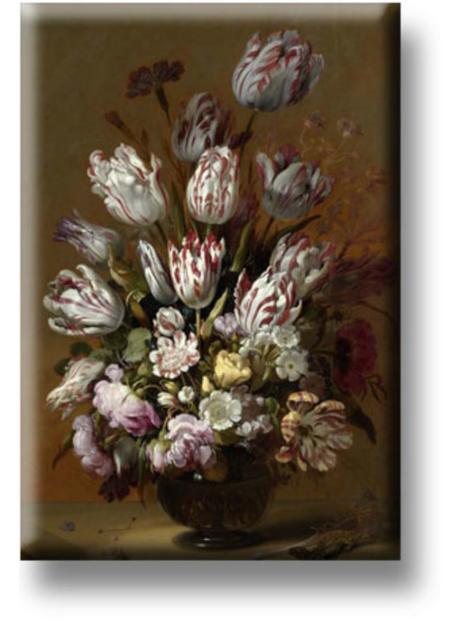 Fridge Magnet, Still Life with Flowers, Bollongier