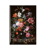 Fridge magnet, Still life with flowers in a glass vase, De Heem