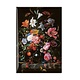 Imán de nevera, Bodegón con flores en un jarrón de vidrio, De Heem
