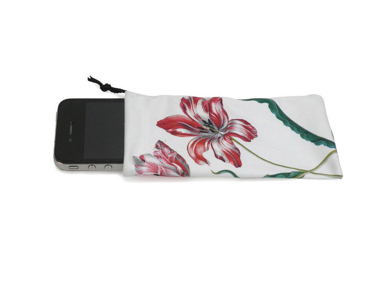 Microfiber Phone Pocket, Three Tulips, Merian