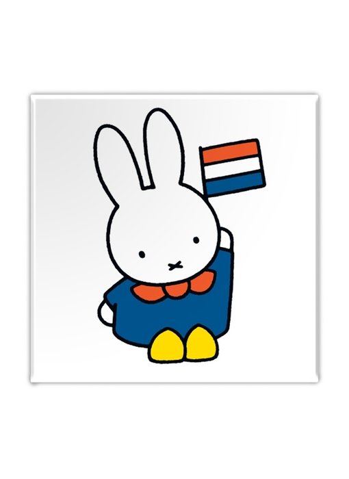 Aimant de réfrigérateur, Miffy en Hollande