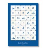 Poster, 50 x 70 cm, Delft blue tiles