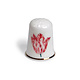 Thimble, Red with white tulip, Marrel