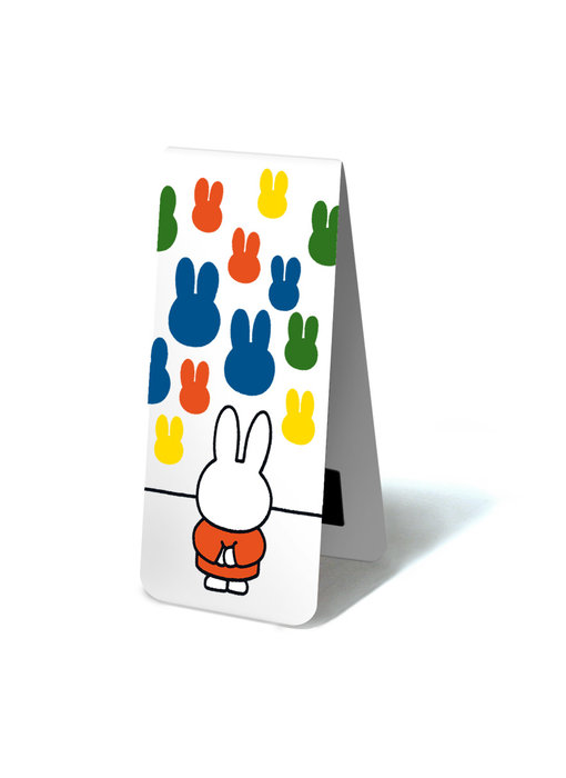 Magnetic Bookmark, Miffy with Art Miffies on Wall
