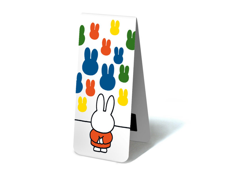 Magnetisches Lesezeichen, Miffy mit Kunst