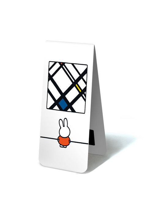 Magnetic Bookmark, Miffy with Mondriaan