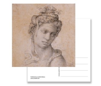 Postkarte, Kleopatra, Michelangelo, halbe Länge Figur der Kleopatra