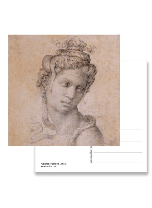 Carte postale, Cléopâtre, Michel-Ange, demi-longueur de Cléopâtre