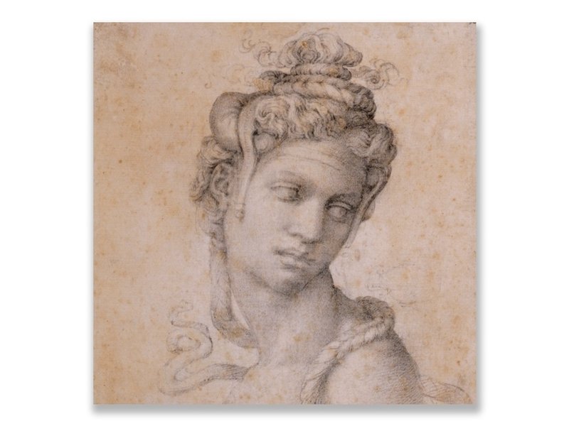 Postcard, Cleopatra, Michelangelo ,Half Length Figure of Cleopatra