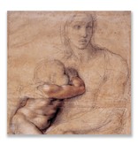 Postal, Madonna, Michelangelo, Madonna and Child 1520-25