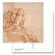 Ansichtkaart, Studie van zittende jongeman, Michelangelo