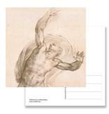 Postcard, The Risen Christ, ca. 1532, Michelangelo