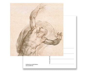 Ansichtkaart, De opgestane Christus, Michelangelo, ca 1532