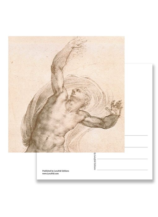 Postcard, The Risen Christ, ca. 1532, Michelangelo