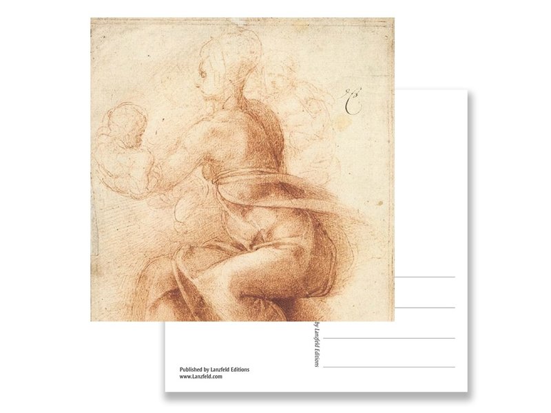 Postcard, Mother and Child with St John, Michelangelo