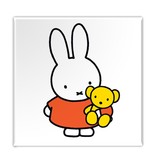 Imán de nevera, Miffy con osito de peluche