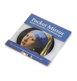 Miroir de poche Large, 80 mm, fille avec une boucle d'oreille en perle, Vermeer