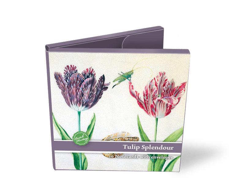 Card Wallet, Square, Tulip Splendour