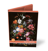 Carpeta de tarjetas, grande, bodegón con flores