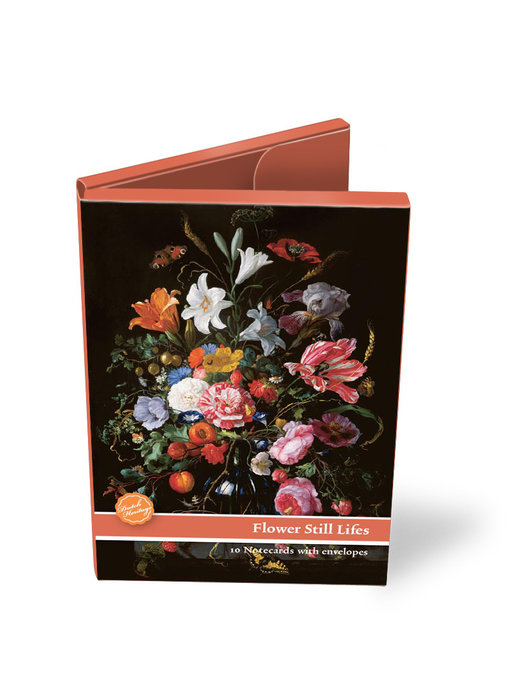 Carpeta de tarjetas, grande, bodegón con flores, De Heem