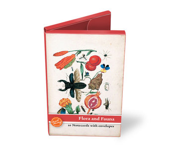 Carpeta de tarjetas, pequeña, flora y fauna