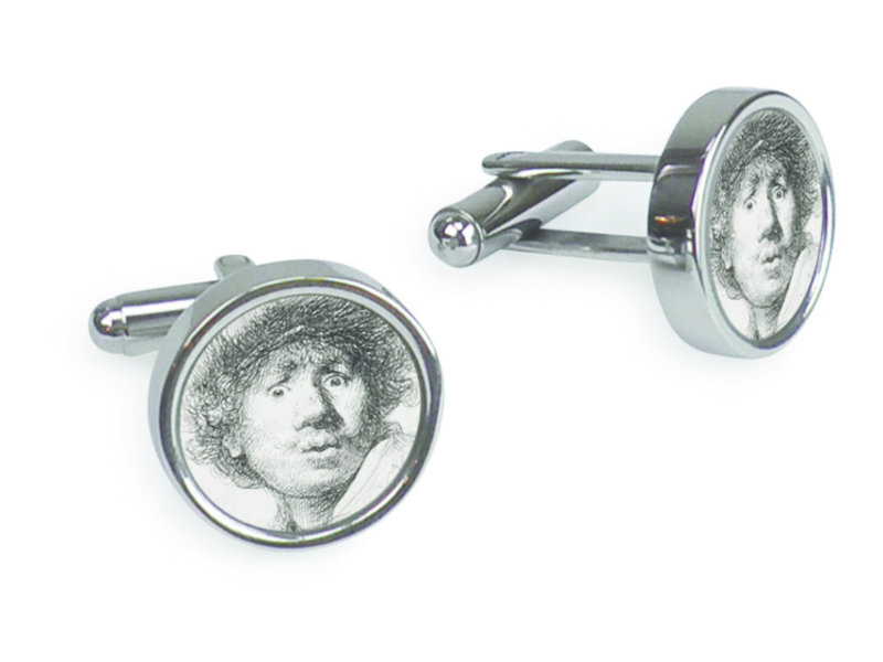 Cufflinks, Curious Face, Rembrandt