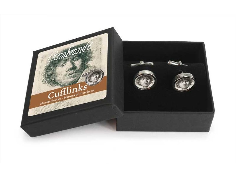 Cufflinks, Curious Face, Rembrandt