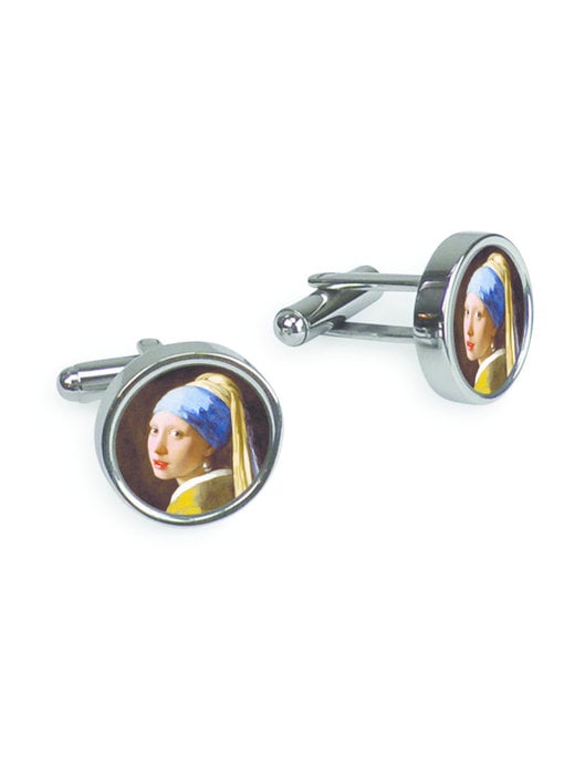 Cufflinks, Girl with a Pearl Earring, Vermeer