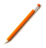 Stylo à bille en bois, orange