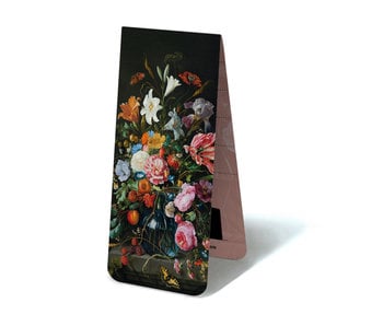 Magnetic Bookmark, Still Life Flowers, De Heem
