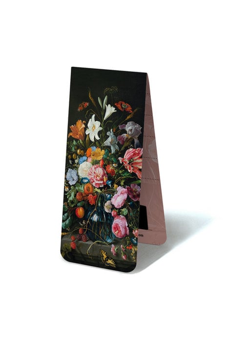 Magnetic Bookmark, Still Life Flowers, De Heem