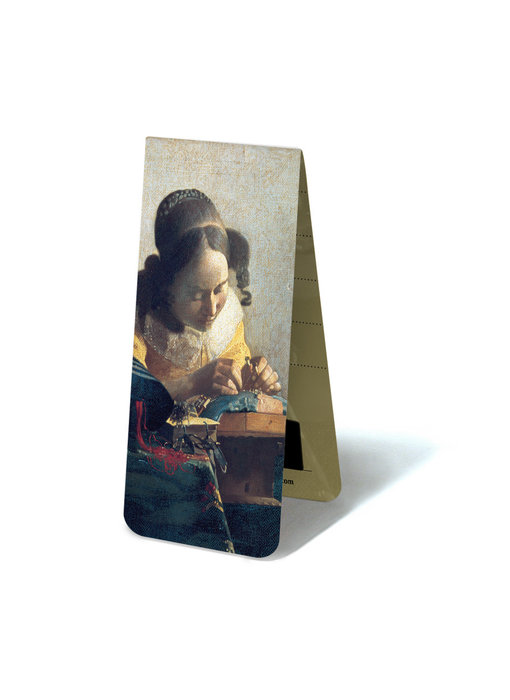 Magnetische boekenlegger ,De kantwerkster, Vermeer