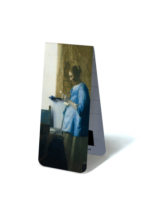 Magnetic Bookmark, Woman Reading a Letter, J. Vermeer