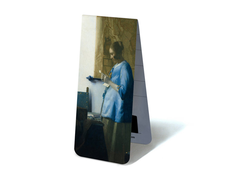 Magnetisches Lesezeichen, Frau mit Brief, Vermeer