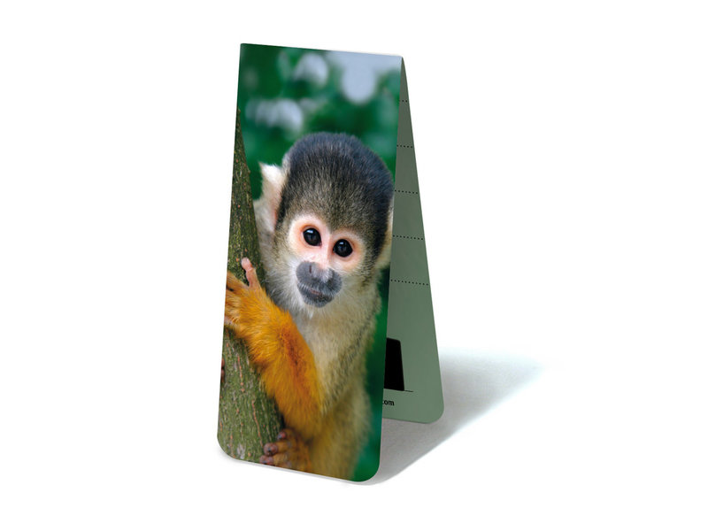 Magnetic Bookmark, Nosy Squirrel Monkey