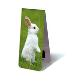 Magnetic Bookmark, White Little Rabbit