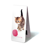 Magnetische Boekenlegger, Kitten, poesje met wol