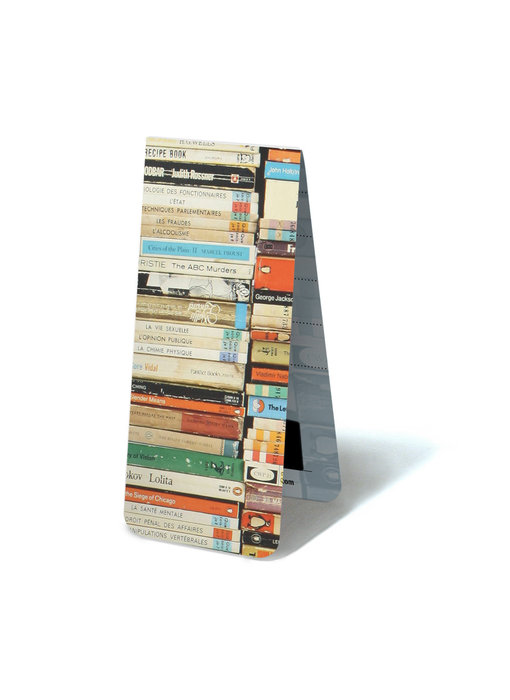 Marque-page magnétique, pile de livres