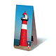 Magnetisches Lesezeichen, Leuchtturm Rot und Weiß