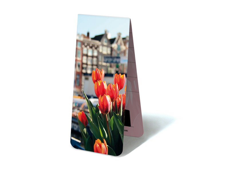 Magnetische Boekenlegger, Tulpen in Amsterdam