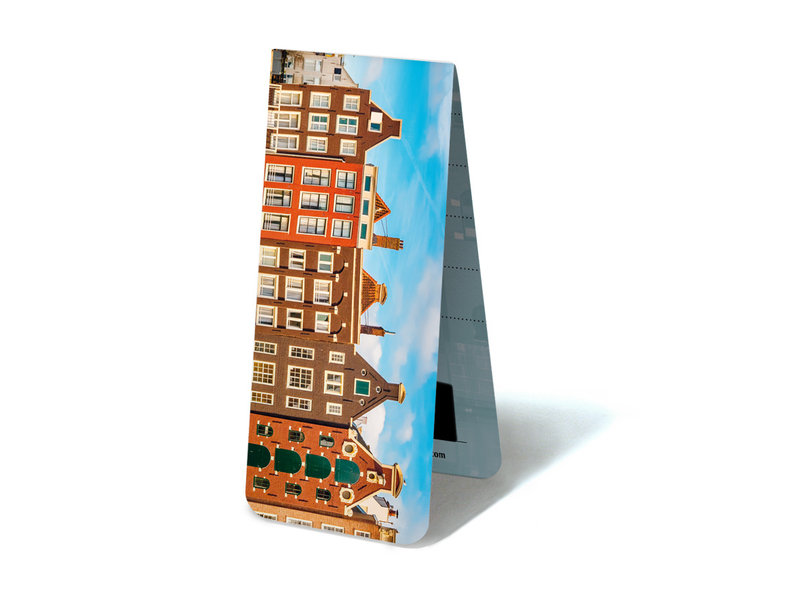 Magnetic Bookmark, Amsterdam canal houses, top details