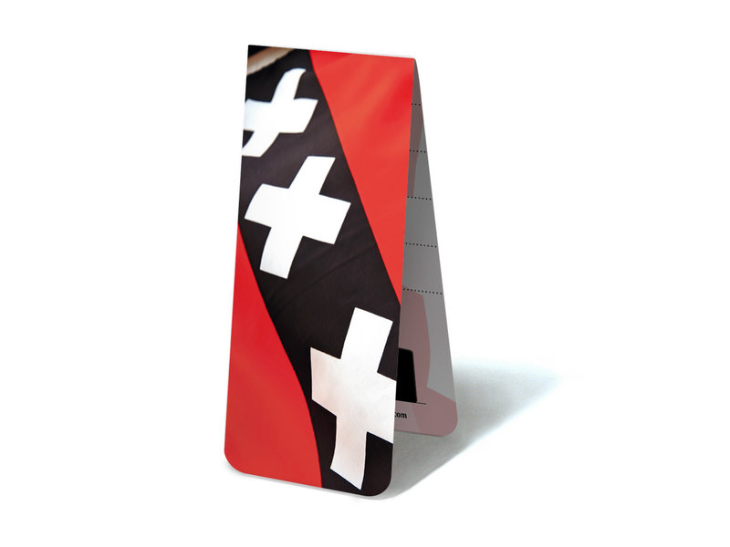 Magnetic Bookmark, Amsterdam city flag