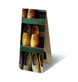 Magnetisches Lesezeichen, Schuhregal aus Holz