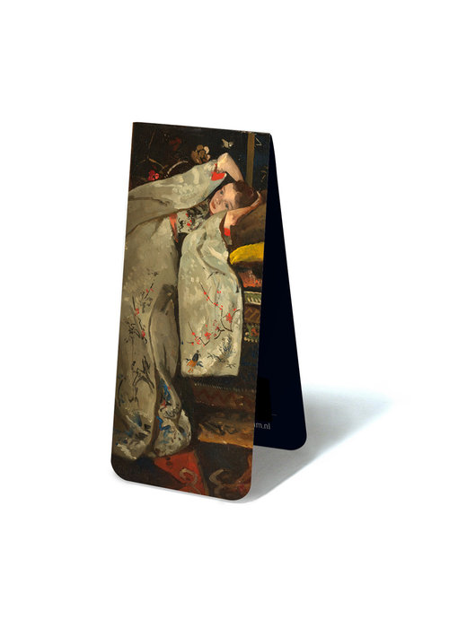 Magnetic Bookmark, Girl in white kimono,  Breitner