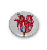 Pocket Mirror , Ø 60 mm, Marrel, Tulip with Bee