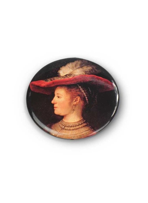 Pocket Mirror,Ø 60 mm,  Small, Saskia, Rembrandt