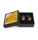 Boutons de manchette, Tournesols,  Vincent van Gogh