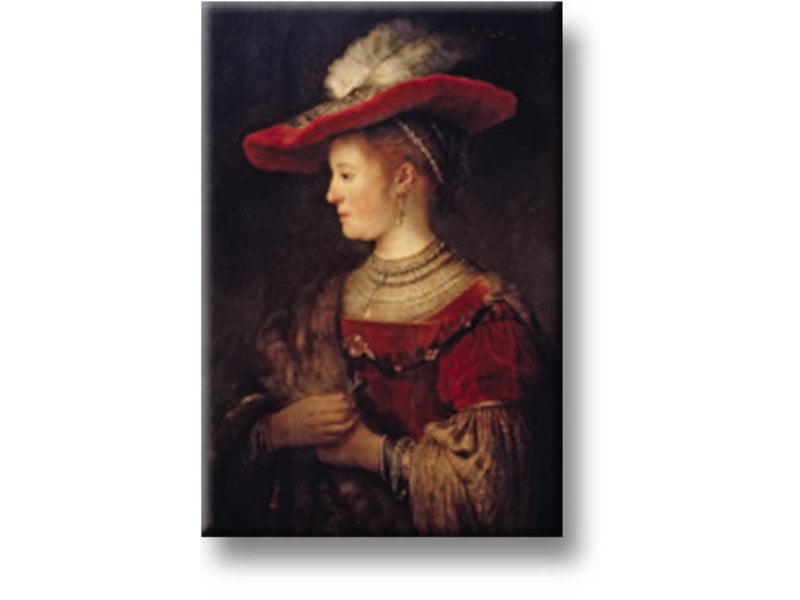 Fridge magnet, Saskia, Rembrandt