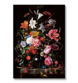 Affiche, 50x70, De Heem, Vase avec fleurs