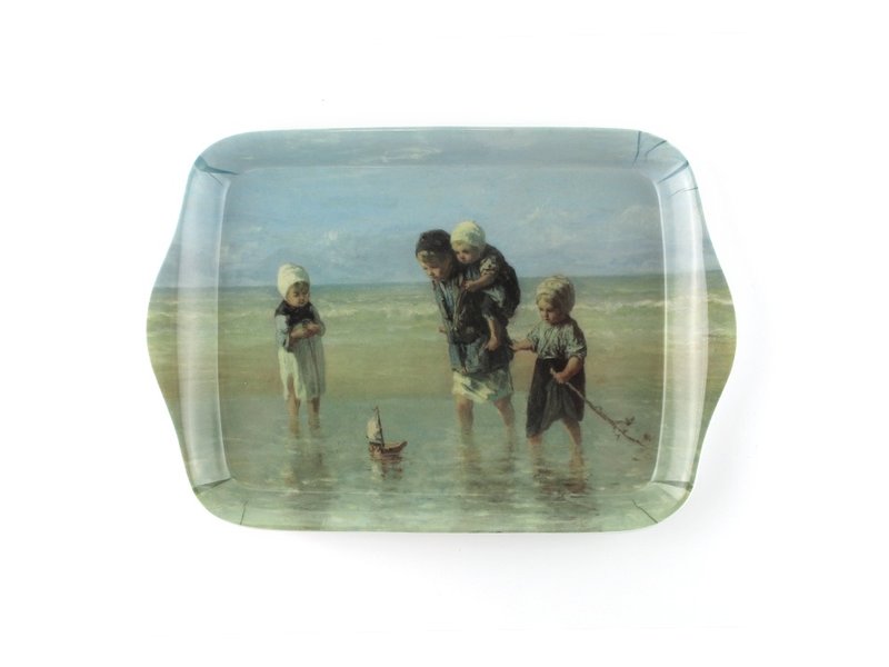 Mini bandeja, 21 x 14 cm, Niños del mar, Israëls